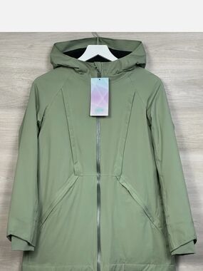 Ivivva Girls' Willow Green Happy Rain Jacket